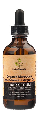 Lu`Lu Naturals Organic Moroccan Hair Serum, 2 oz