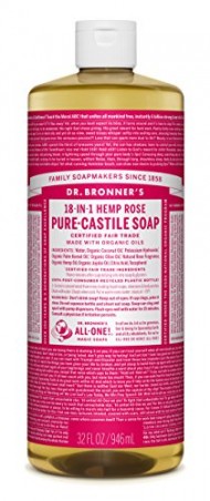 Rose Castile Liquid Soap – 32 oz.