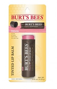 Burt’s Bees Tinted Lip Balm, Petunia, 0.15 Ounce