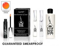 LIP INK Organic Vegan 100% Smearproof Lip Stain Kit Carnelian Cream