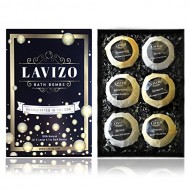 Premium Bath Bomb Gift Set by Lavizo – 6 Giant 6.1oz Fizzies – Lush, Moisturizing & Luxurious – Organic & Natural Ingredients – X-Large Essential Oil Spa Balls – Perfect Mother’s Day Gift Idea