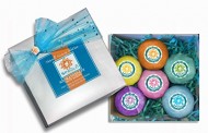 Bath Bomb Gift Set – FREE PRIORITY SHIPPING- 6 Moisturizing, Extra Large, Handmade, Organic, Lush, AromaTherapy Bath Bombs 4.5 oz each – Now with Organic ARGAN OIL, Organic Shea & Cocoa Butter with Essentials Oils, Skin Moisturizing & Healing Ingredients, No Dyes or Artificial Colors