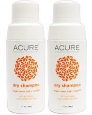 Acure Organics Argan Stem Cell and CoQ10 Dry Shampoo Powder, Pack of 2