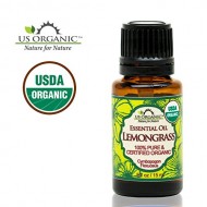 US Organic 100% Pure Lemongrass Essential Oil – USDA Certified Organic – 15 ml