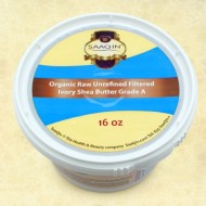 Authentic Organic IVORY Shea Butter FILTERED & CREAMY 16 Oz – The Highest Quality Butter (Pack of 4)