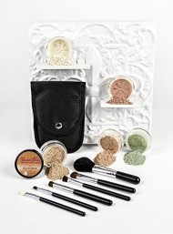 Mineral Makeup 5 pc KIT w/ BRUSH SET Foundation Full Size Sheer Powder Bare Skin Cover (Light)