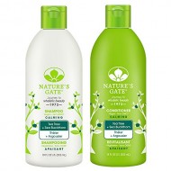 Nature’s Gate All Natural Organic Calming Tea Tree Oil Shampoo and Conditioner Bundle With Anti-Dandruff Flaky Scalp Treatment, Jojoba, Witch Hazel, Borage, Rosemary, Mint and Nettle, 18 fl. oz. each