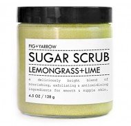 FIG+YARROW Organic Sugar Scrubs (Lemongrass+Lime, 4.5 oz)