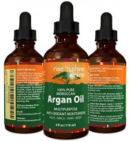 Pure Morocco Argan Oil (4 oz) Best for Hair, Skin, and Nails – 100% All Natural Virgin Moroccan Argan Oil is a Great Shampoo, Conditioner, Hair Spray, Mask and Excellent Hair Growth and Loss Treatment